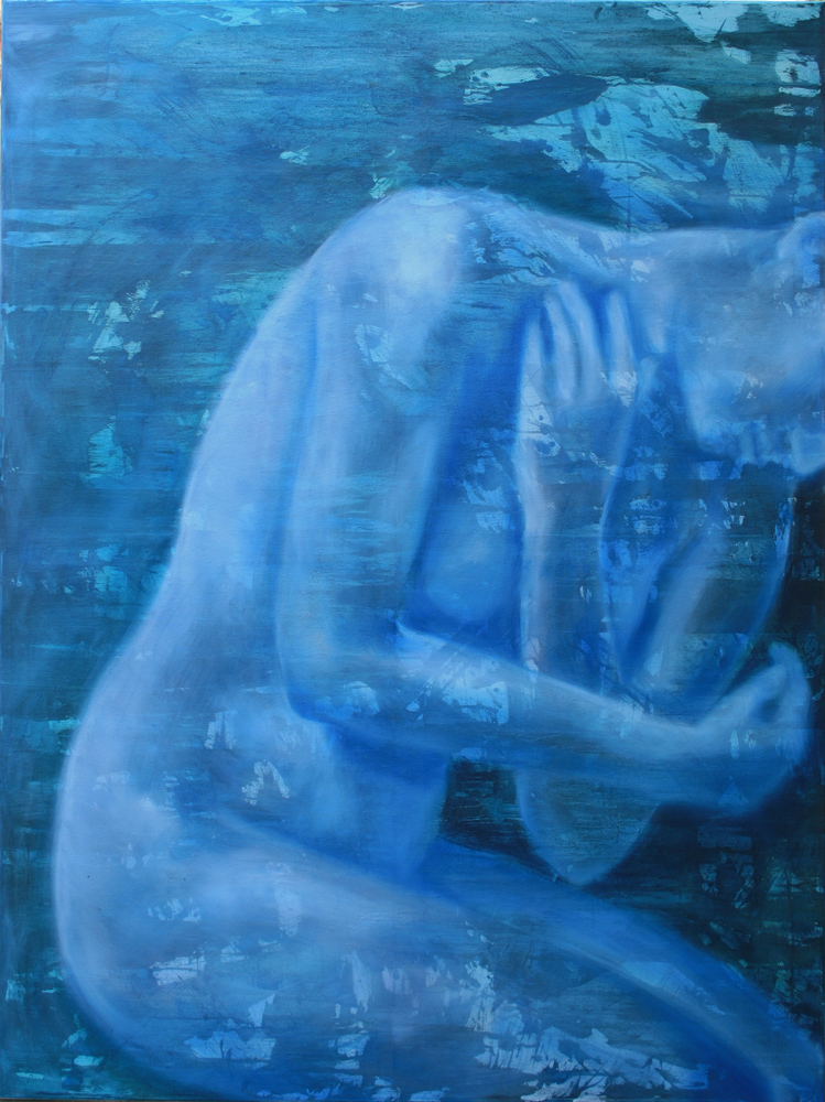 Megfagyott érzelem -   2013 olaj, vászon, 120×90 cm