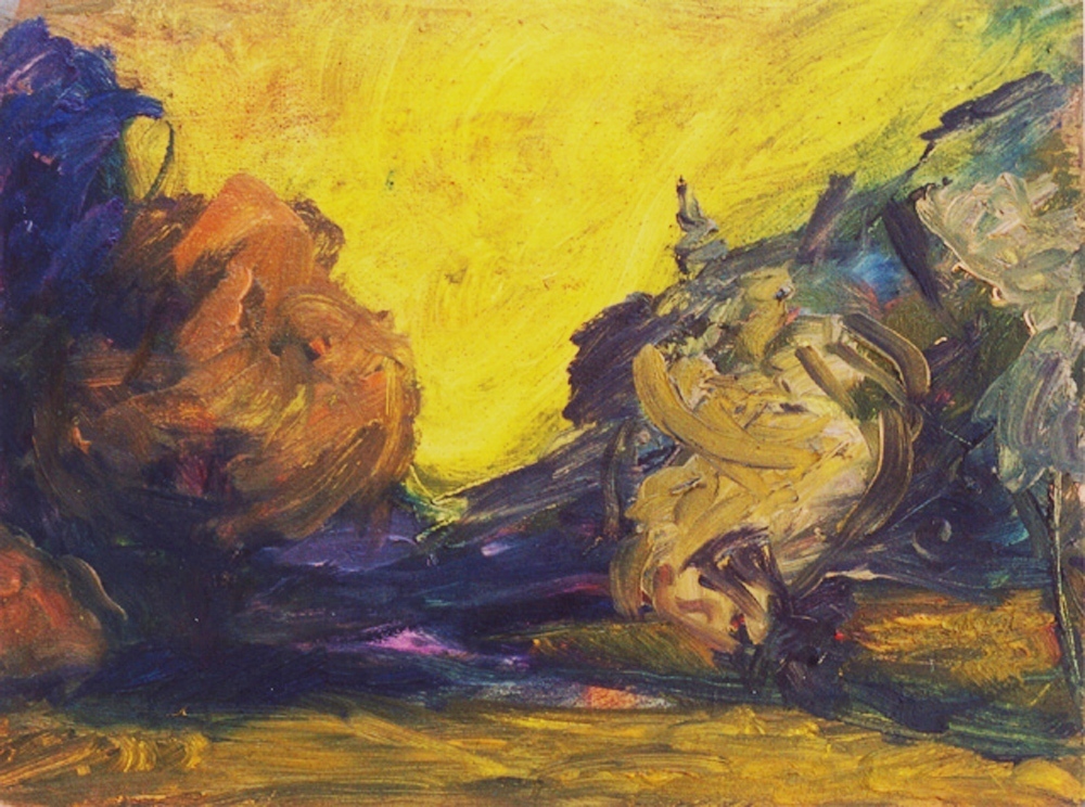 Ősz  - 2002 olaj, vászon, 45x60 cm