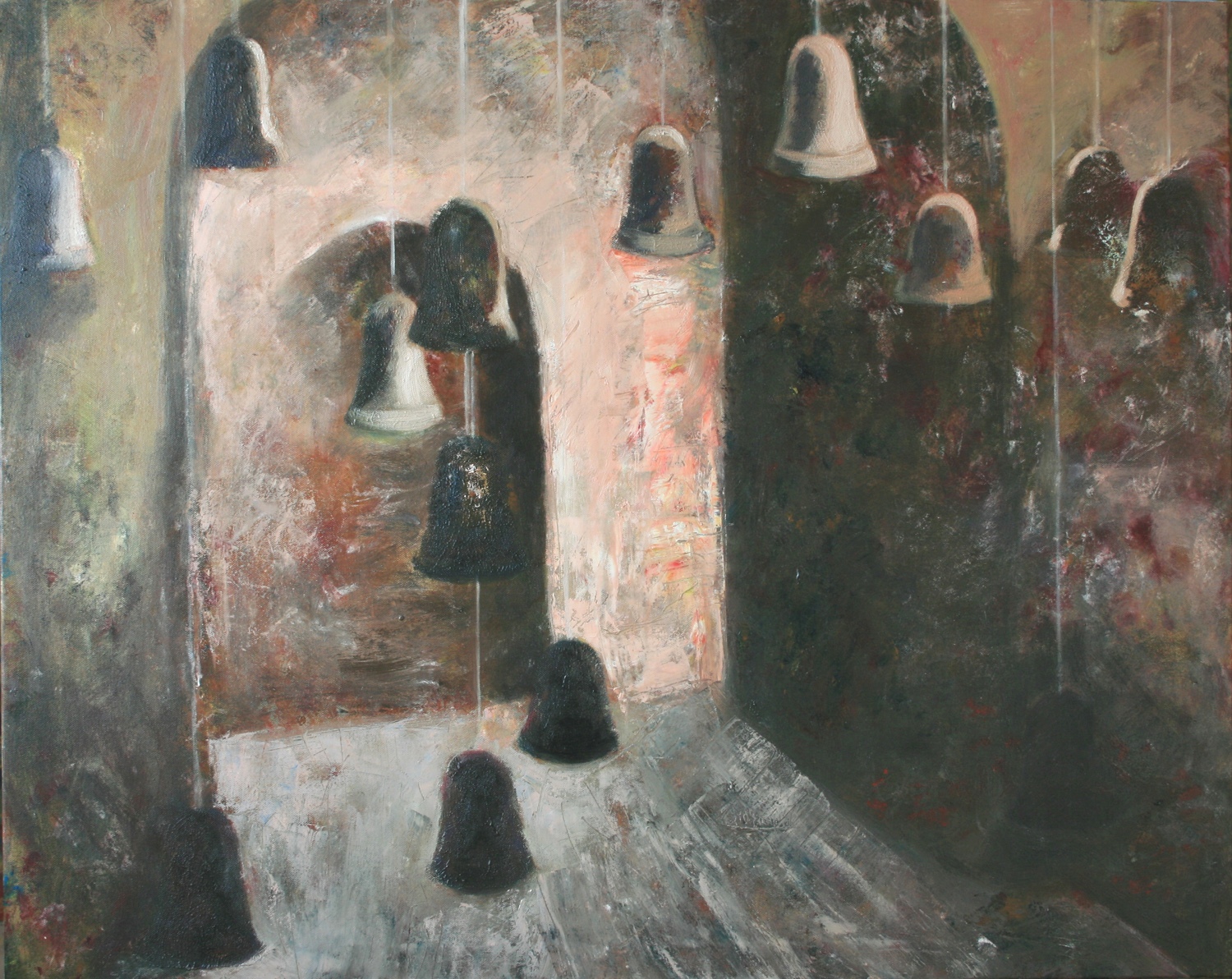 Harangok II. - 2012 olaj, vászon, 80×100 cm